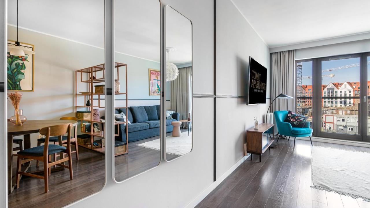 Waterlane W Oknami Na Rzeke - Marina View - Comfy Apartments Gdansk Exterior photo